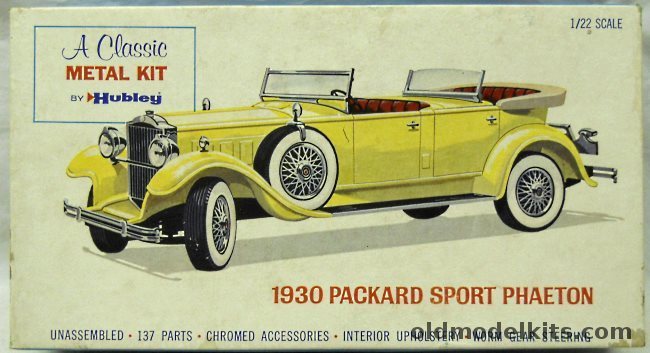 Hubley 1/22 1930 Packard Sport Phaeton, 4859-600 plastic model kit
